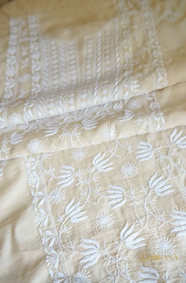 Pure_Moonga_Silk_2_Pc_Unstitched_Kurta_Dupatta_In_Intricate_Chikankari_Natural_Beige