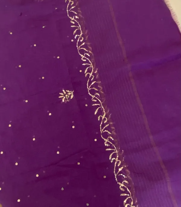 Premium_Mulchanderi_3_Pc_Unstitched_Tunic_Dupatta_Bottom_In_Kamdani_Work_Purple