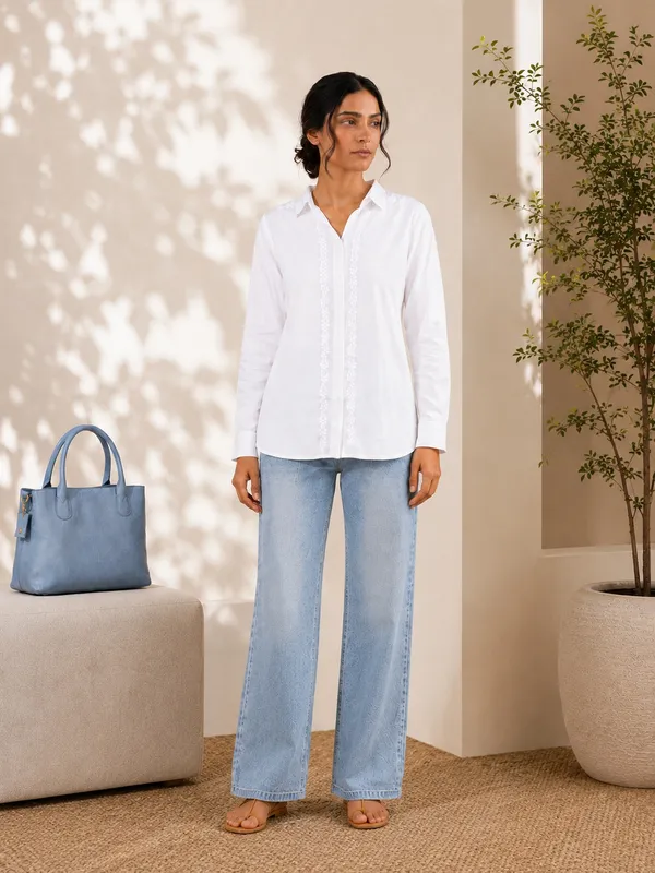 Sahiba_Luxury_Rayon_White_Chikankari_Shirt_Top