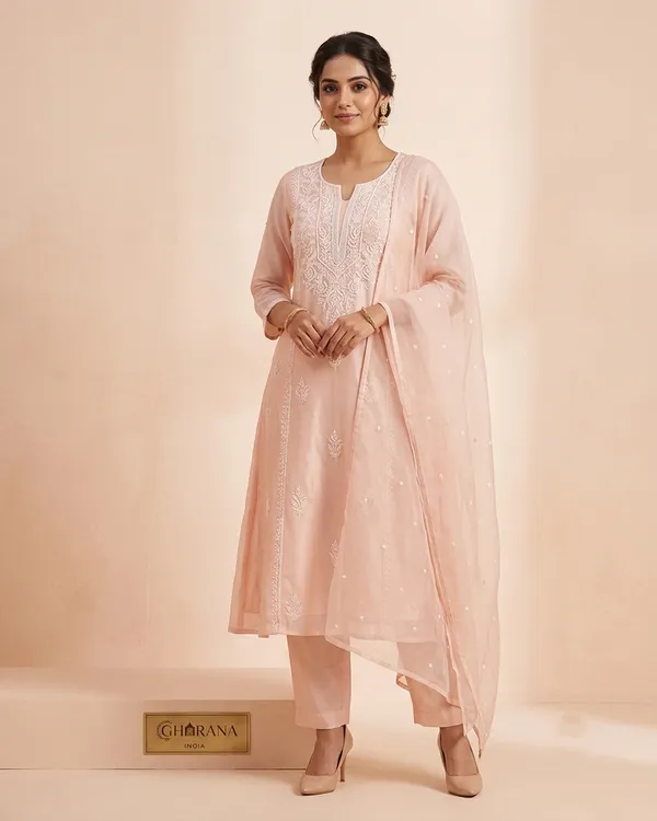 Premium_Mulchanderi_3_Pc_Unstitched_Kurta_Dupatta_And_Bottom_Set_In_Pearl_Katdana_Jaal_Work_Light_Pink