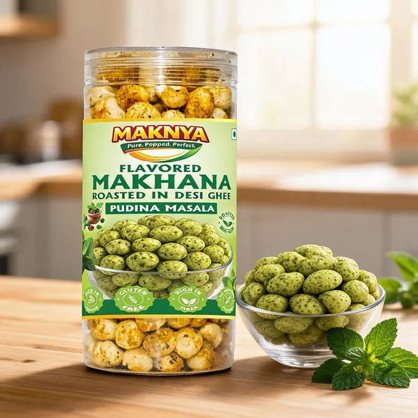 Maknya_Pudina_Masala_Flavored_Makhana_Roasted_In_Desi_Ghee