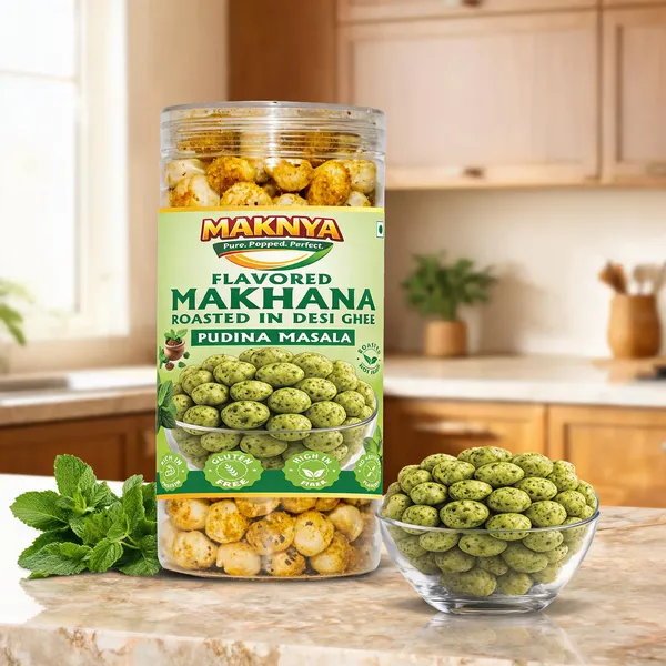 Maknya_Pudina_Masala_Flavored_Makhana_Roasted_In_Desi_Ghee