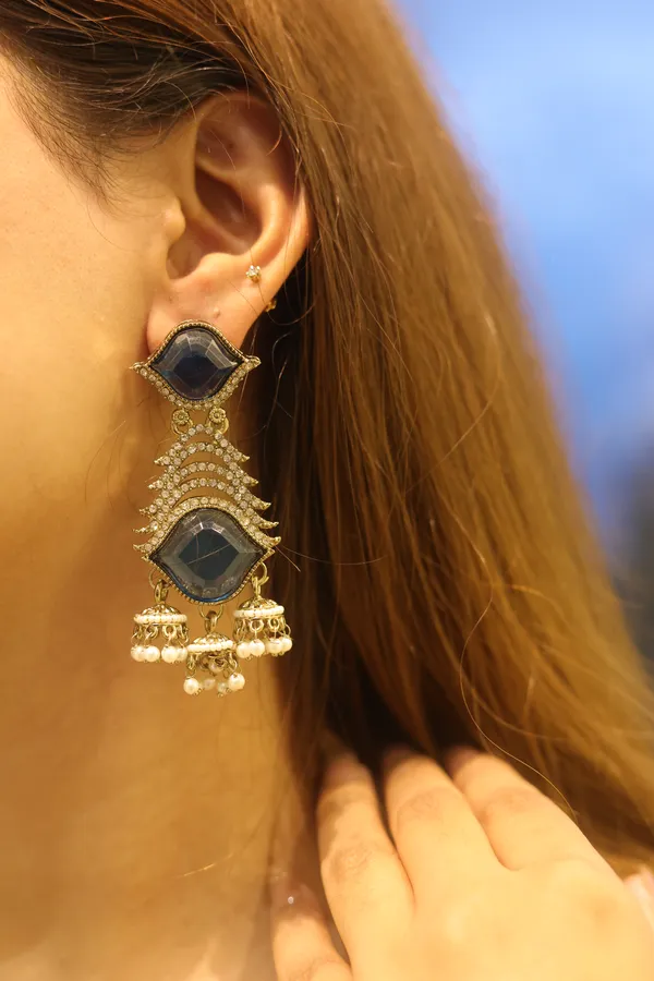 Gold_Tone_Geometric_Drop_Earrings_for_Women