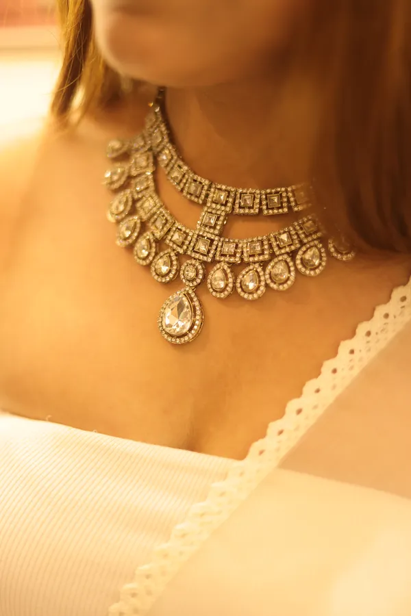 Statement_Choker_Necklace_Set_for_Women