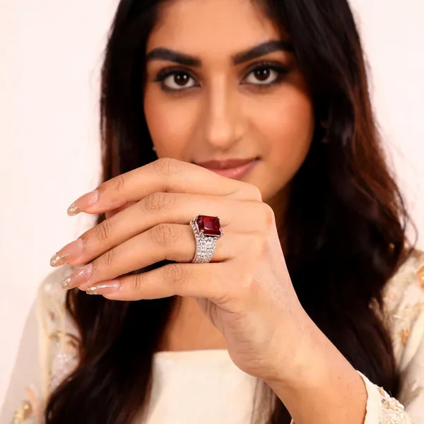 Red_Silver_Tone_Statement_Ring_For_Women