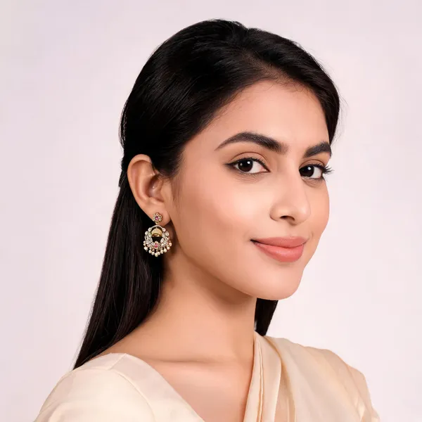 Gold_Tone_Stone_Studded_Jhumka_Earrings_For_Women
