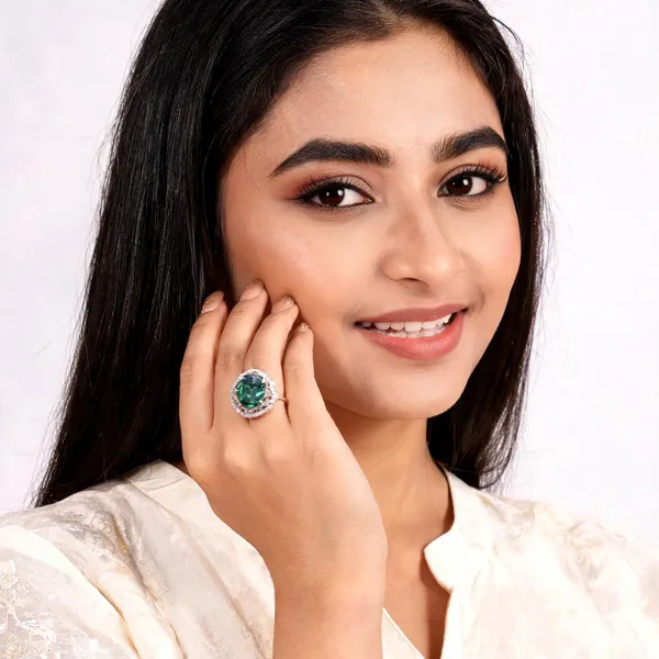 Green_Statement_Ring_For_Women