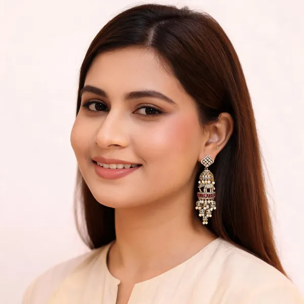 Gold_Tone_Elephant_Motif_Jhumka_Earrings_For_Women