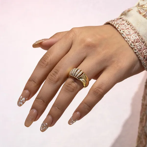 Gold_Tone_Stone_Accent_Statement_Ring_For_Women