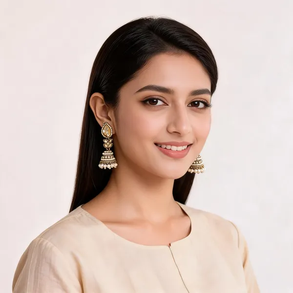 Gold_Tone_Stone_Studded_Jhumka_Earrings_For_Women