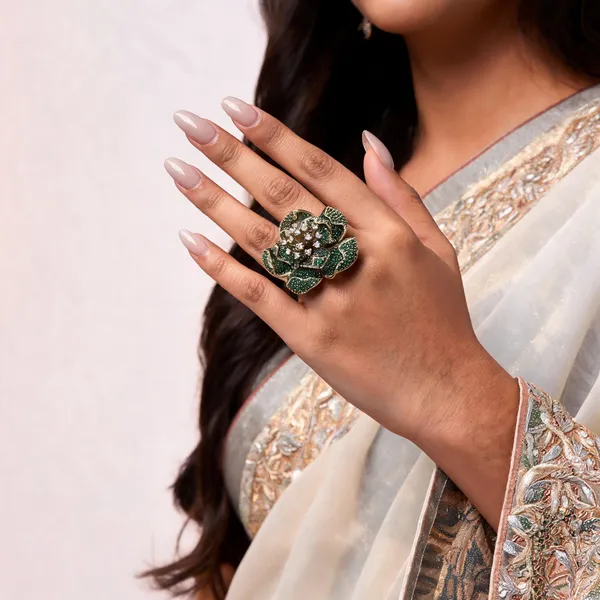 Emerald_Statement_Ring_For_Women