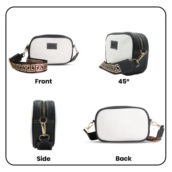 Beige_And_Black_Canvas_Premium_Sling_Bag_For_Women