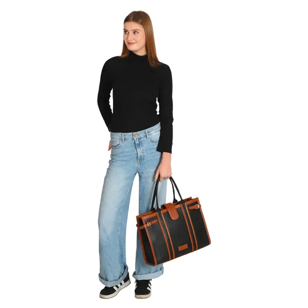 Black_And_Tan_Pu_Premium_Laptop_Tote_Bag_For_Women