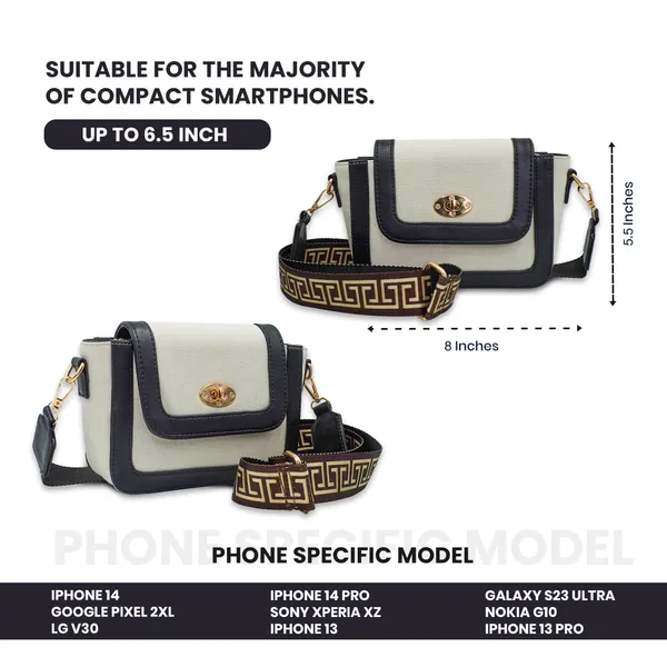 Beige_And_Black_Canvas_Premium_Sling_Bag_For_Women