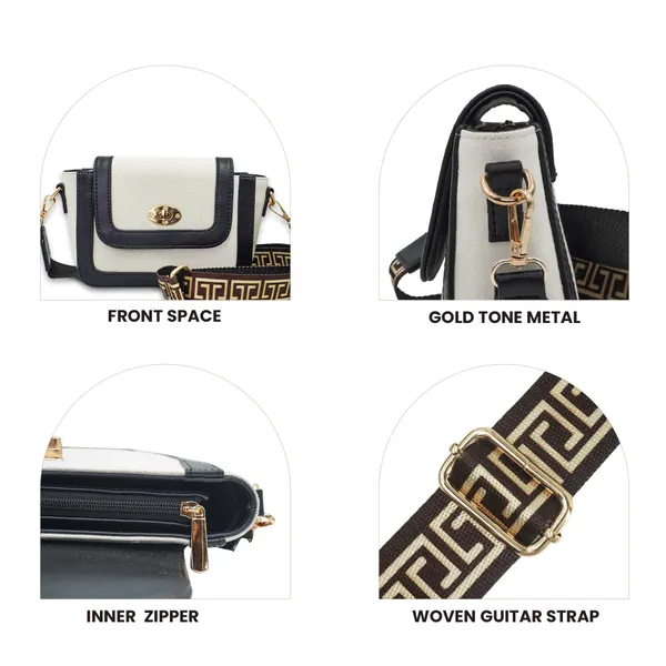 Beige_And_Black_Canvas_Premium_Sling_Bag_For_Women
