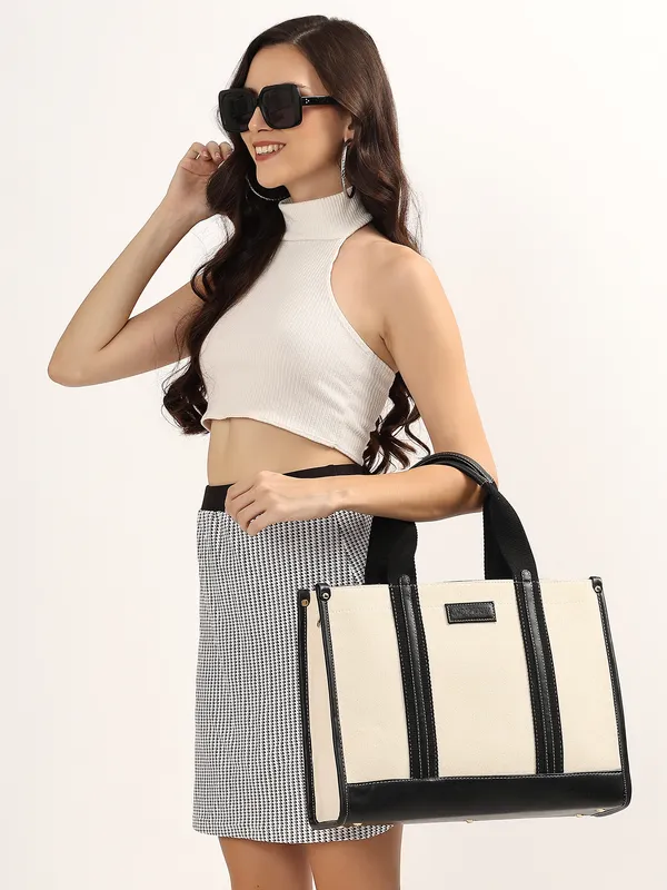 white_Canvas_Premium_Laptop_Tote_Bag_For_Women