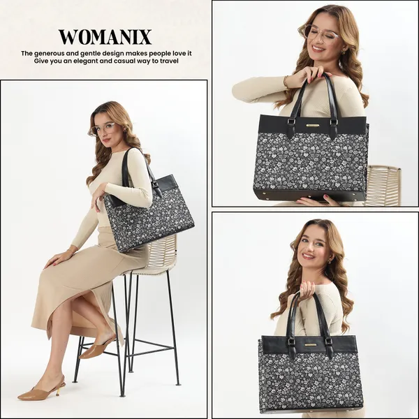 Black_And_White_Jute_Premium_Laptop_Tote_Bag_For_Women