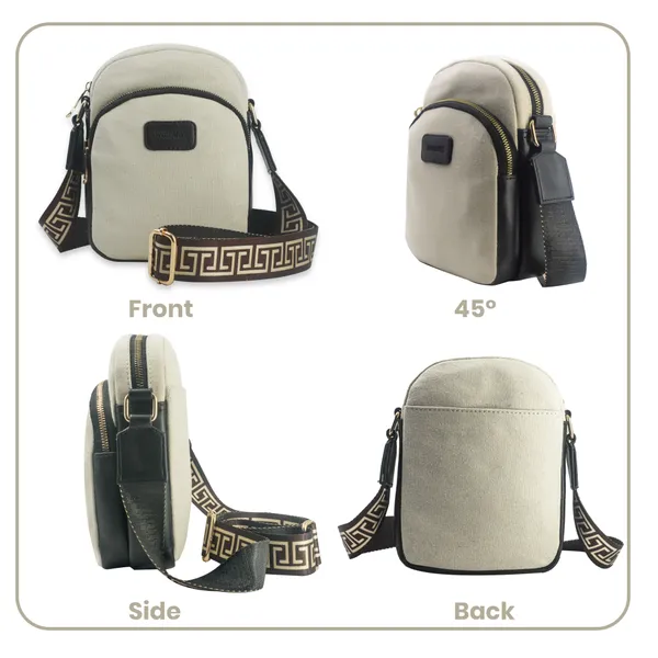 Beige_And_Black_Canvas_Premium_Sling_Bag_For_Women