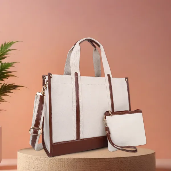 white_Canvas_Premium_Laptop_Tote_Bag_For_Women