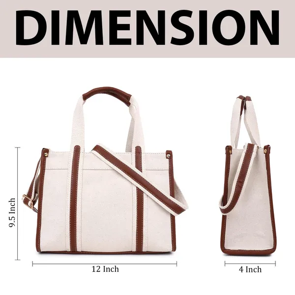Beige_And_Tan_Canvas_Premium_Handbag_For_Women