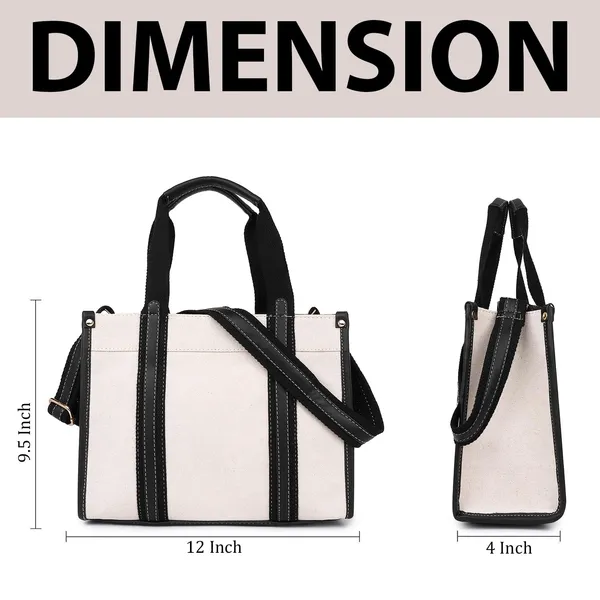 Beige_And_Black_Canvas_Premium_Handbag_For_Women