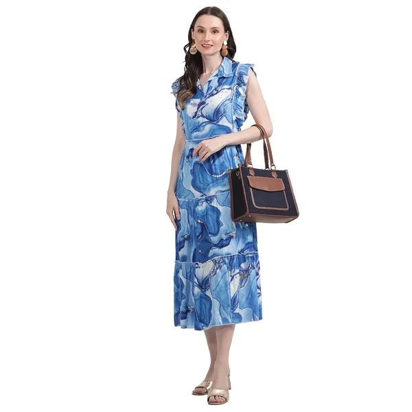 Blue_And_Tan_Canvas_Premium_Handbag_For_Women