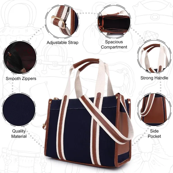 Blue_And_Tan_Canvas_Premium_Handbag_For_Women