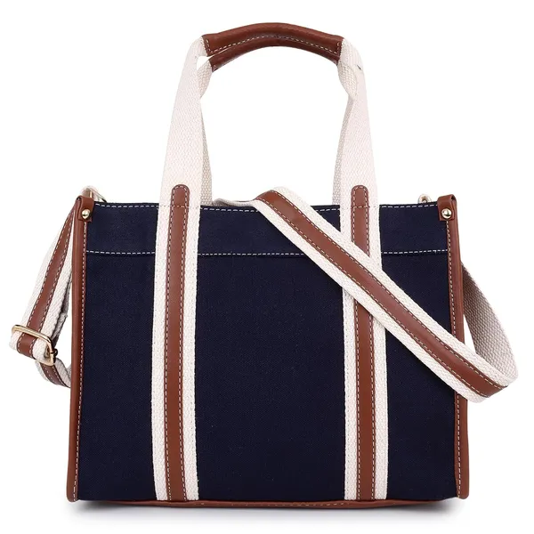 Blue_And_Tan_Canvas_Premium_Handbag_For_Women