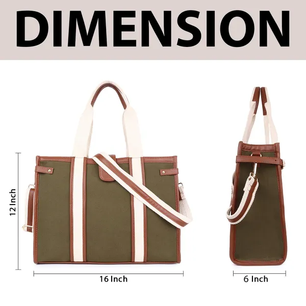 Green_And_Tan_Canvas_Premium_Laptop_Tote_Bag_For_Women