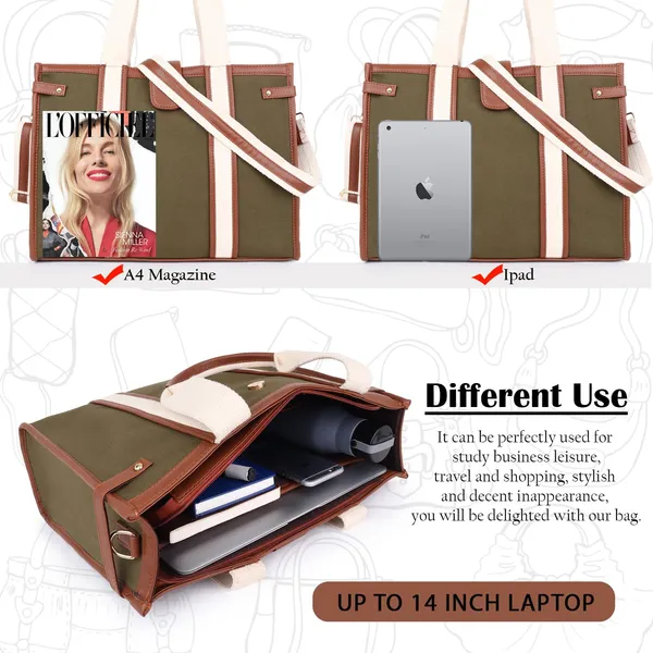Green_And_Tan_Canvas_Premium_Laptop_Tote_Bag_For_Women