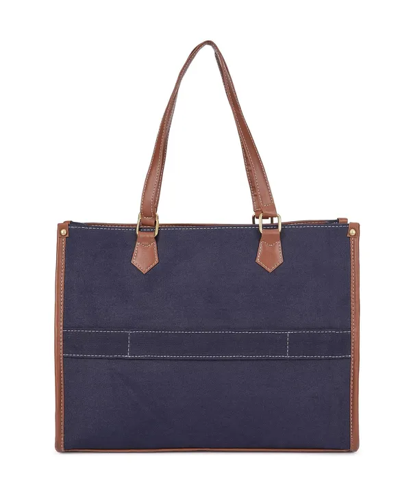 Blue_And_Tan_Canvas_Premium_Laptop_Tote_Bag_For_Women