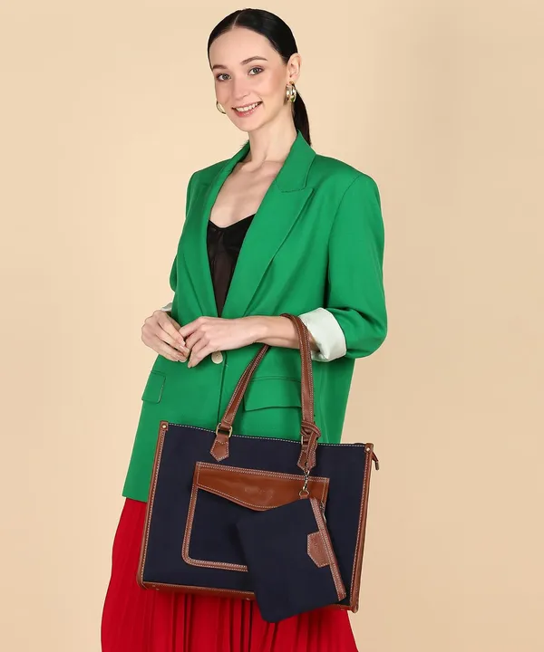 Blue_And_Tan_Canvas_Premium_Laptop_Tote_Bag_For_Women