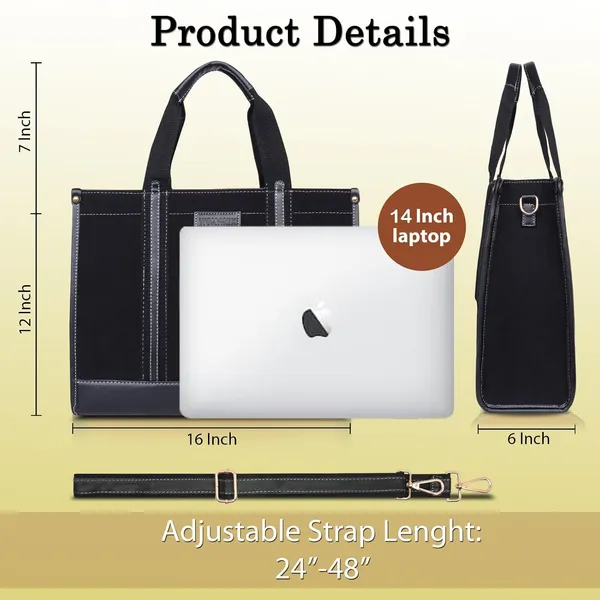 Black_Canvas_Premium_Laptop_Tote_Bag_For_Women