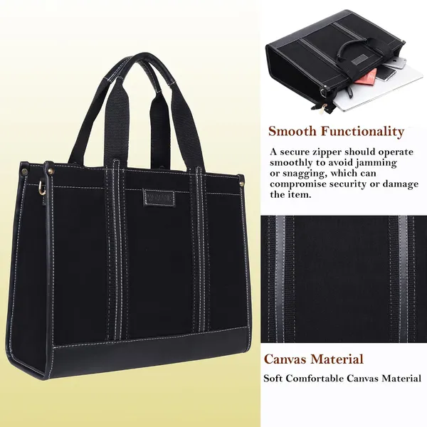 Black_Canvas_Premium_Laptop_Tote_Bag_For_Women