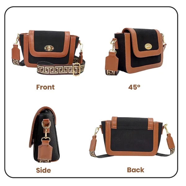 Black_And_Tan_Canvas_Premium_Sling_Bag_For_Women