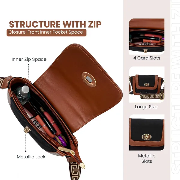Black_And_Tan_Canvas_Premium_Sling_Bag_For_Women