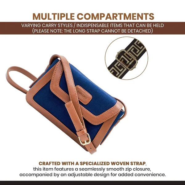 Blue_And_Tan_Canvas_Premium_Sling_Bag_For_Women
