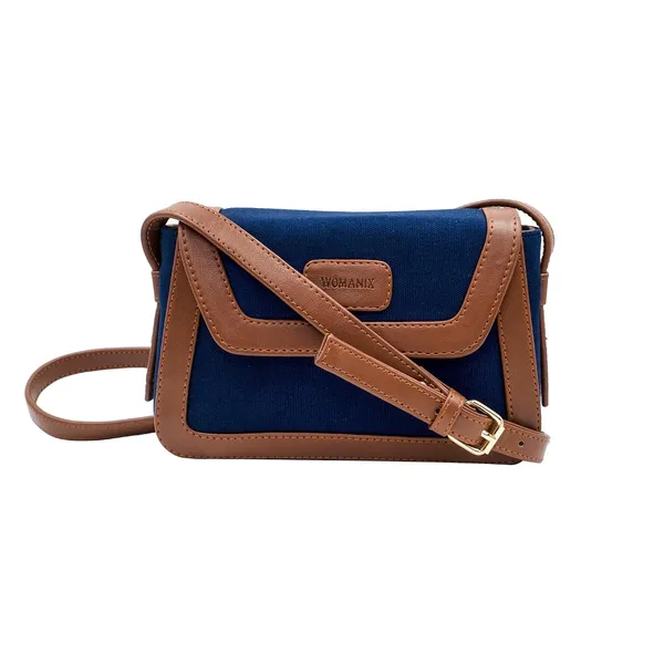 Blue_And_Tan_Canvas_Premium_Sling_Bag_For_Women