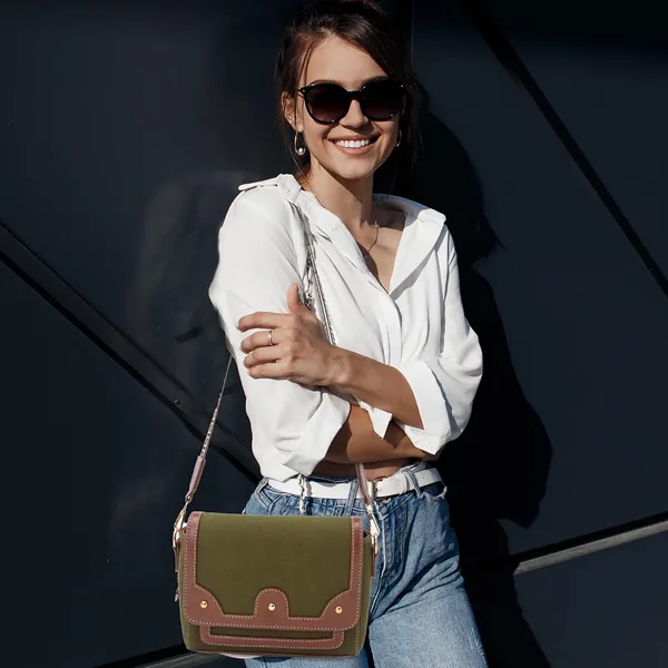 Green_And_Tan_Canvas_Premium_Sling_Bag_For_Women