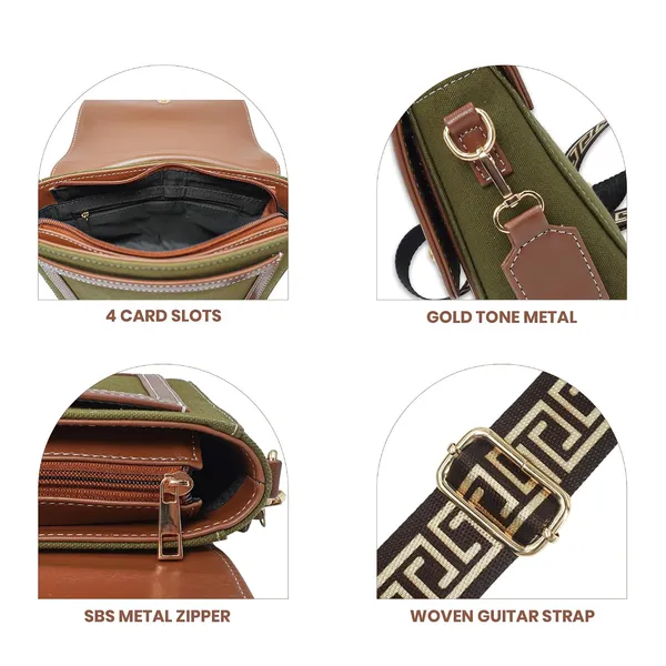 Green_And_Tan_Canvas_Premium_Sling_Bag_For_Women