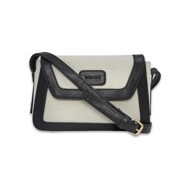 Beige_And_Black_Canvas_Premium_Sling_Bag_For_Women