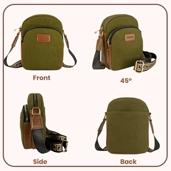 Green_And_Tan_Canvas_Premium_Sling_Bag_For_Women