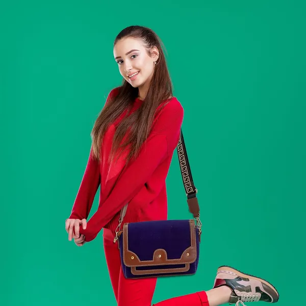 Blue_And_Tan_Canvas_Premium_Sling_Bag_For_Women