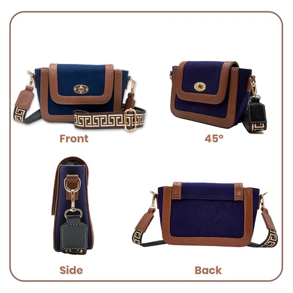 Blue_And_Tan_Canvas_Premium_Sling_Bag_For_Women
