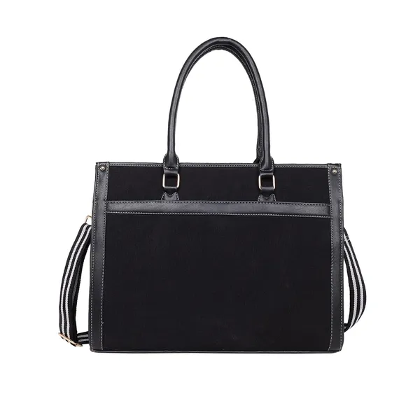Black_Canvas_Premium_Laptop_Tote_Bag_For_Women