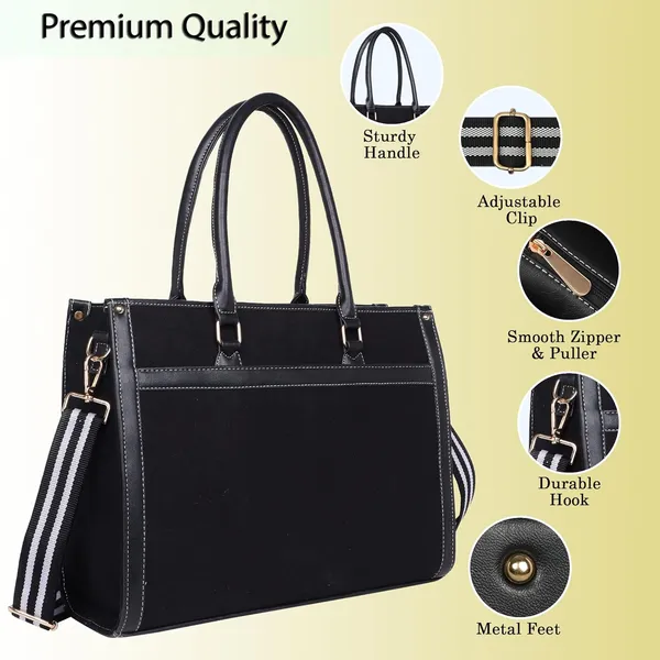 Black_Canvas_Premium_Laptop_Tote_Bag_For_Women