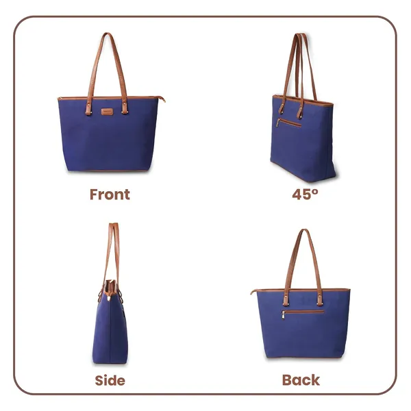 Blue_And_Tan_Canvas_Premium_Handbag_And_Shoulder_Bag_For_Women