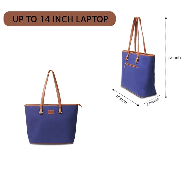 Blue_And_Tan_Canvas_Premium_Handbag_And_Shoulder_Bag_For_Women