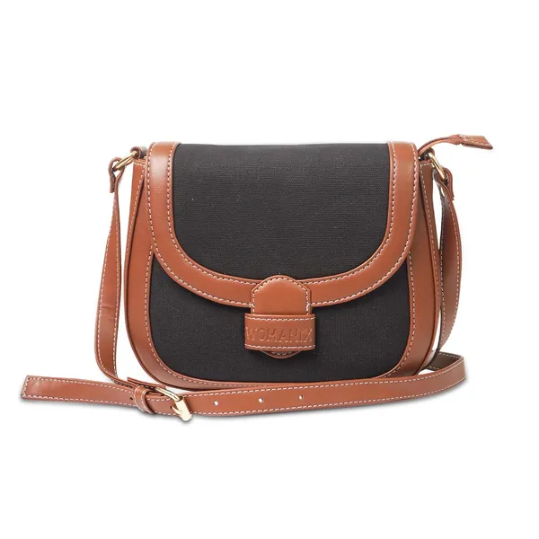 Black_And_Tan_Canvas_Premium_Sling_Bag_For_Women