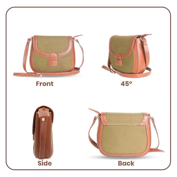 Green_And_Tan_Canvas_Premium_Sling_Bag_For_Women